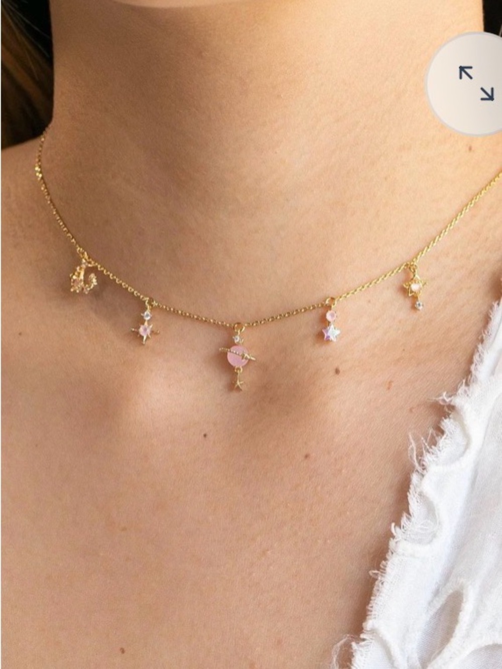 Pink Jupiter Choker